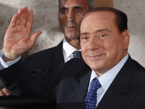 De Italiaanse voormalige premier Silvio Berlusconi.