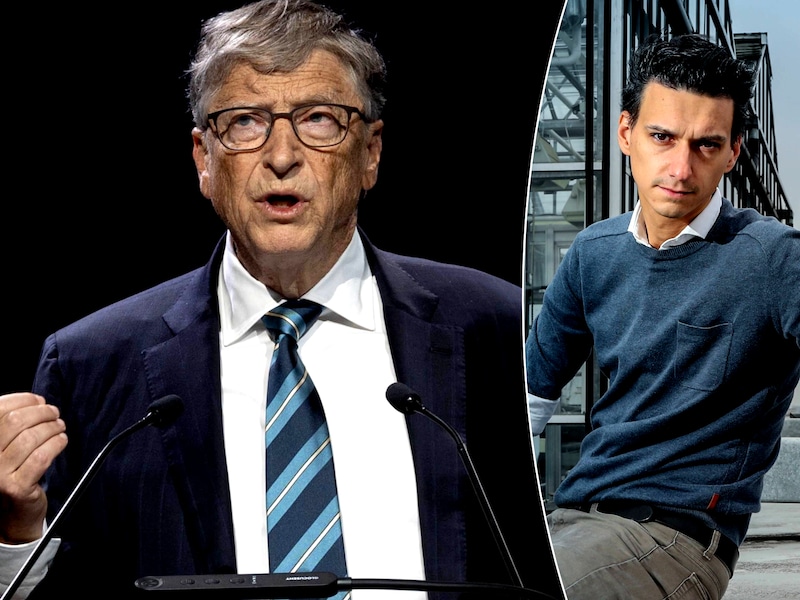 Klimaatexpert Wim Thiery (r) reageert op de ‘nieuwe’ stellingen van Bill Gates.