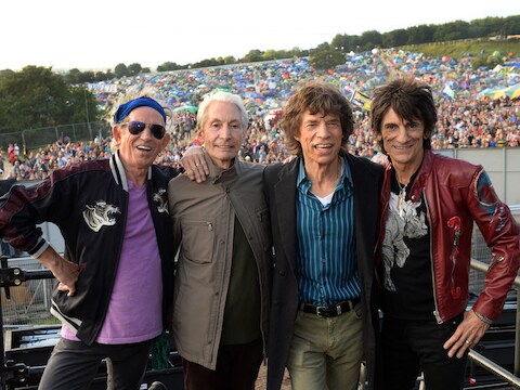 The Rolling Stones op Glastonbury