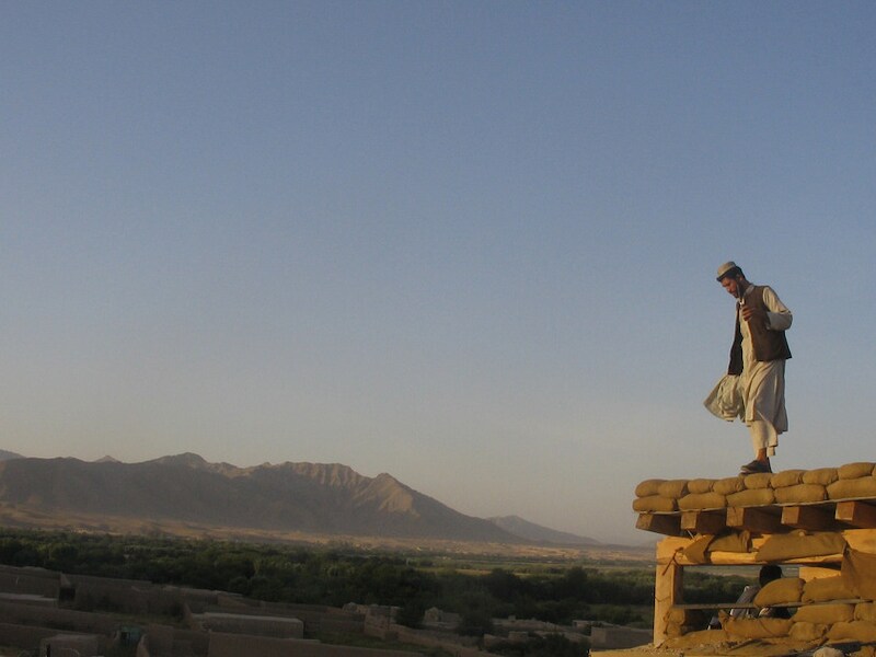 Een Afghaans militielid in de provincie Helmand.