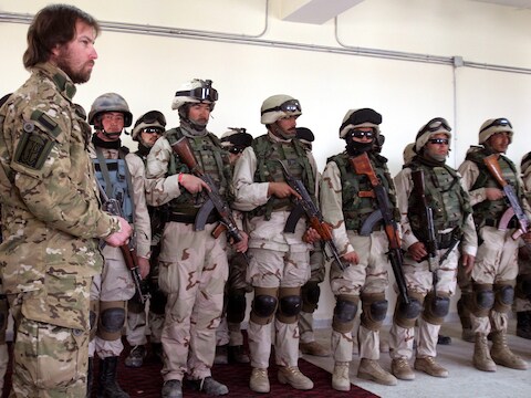 Poolse troepen in Afghanistan.