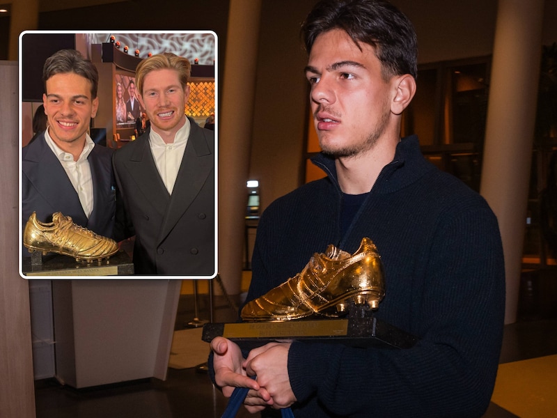 HLN Gouden Schoen Ardon Jashari vroeg met bang hartje om selfie met De Bruyne én is nog steeds dol op Club Brugge: “Mekaar weer in de armen gesloten”