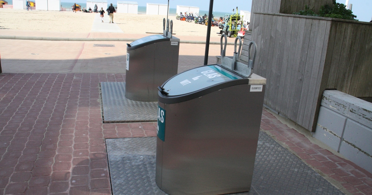 De Panne bant de restafvalzak en schakelt volledig over op de afvalcontainer