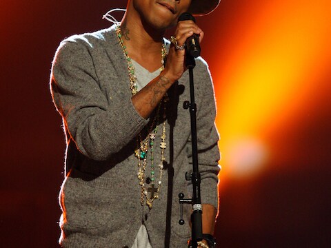 Pharrell Williams op de Grammy Awards