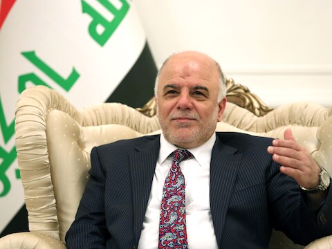 Haidar al-Abadi, de eerste minister van Irak - archief.