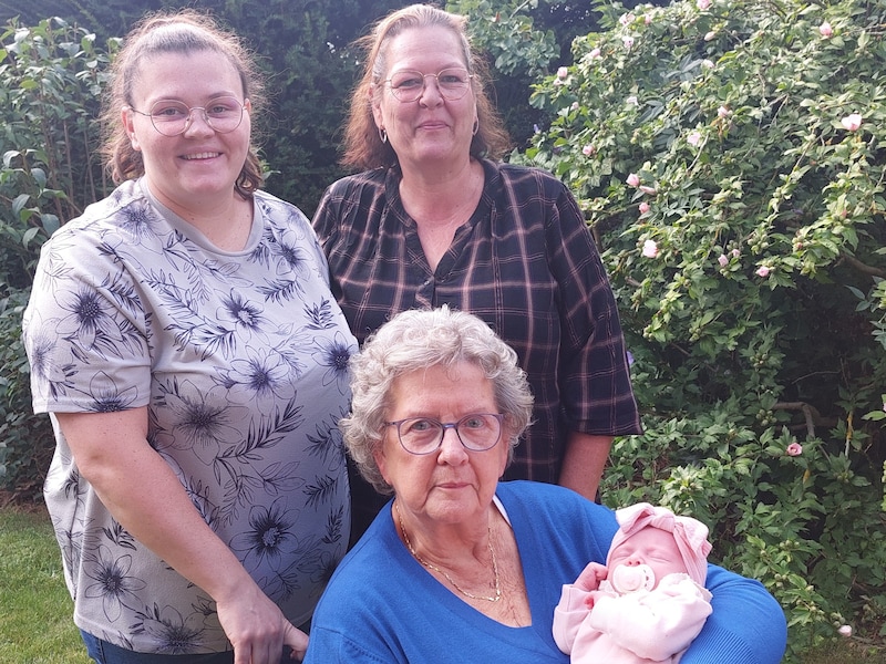 Louise zorgt voor viergeslacht in de familie Dhaeyer-Yde