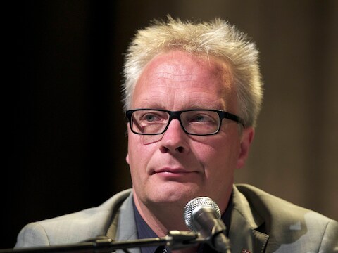 Peter Mertens, voorzitter van de PVDA+.