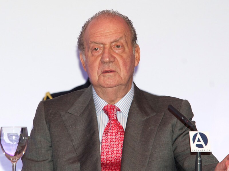 De Spaanse koning Juan Carlos