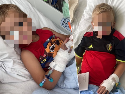 Kleine Jayden belandde in het ziekenhuis door de STEC-bacterie.