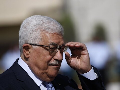De Palestijnse president Mahmoed Abbas