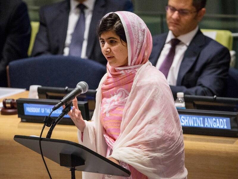 Malala vandaag bij de Verenigde Naties in New York.
