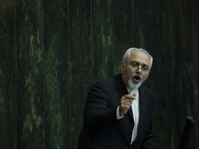 De Iraanse minister van Buitenlandse Zaken Javad Zarif.