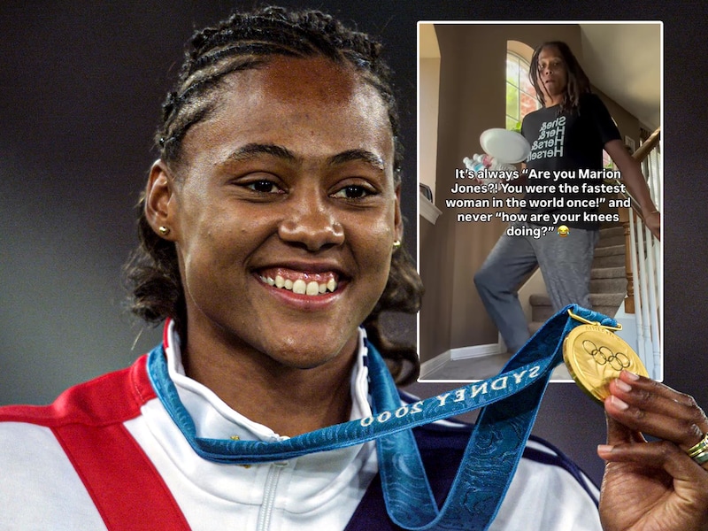 Ooit was ze de snelste vrouw ter wereld, maar op haar 50ste moet gevallen vedette Marion Jones moeite doen om de trap af te geraken
