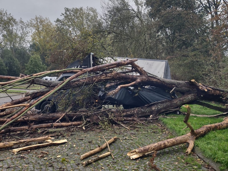Vrachtwagen Drongen E40 