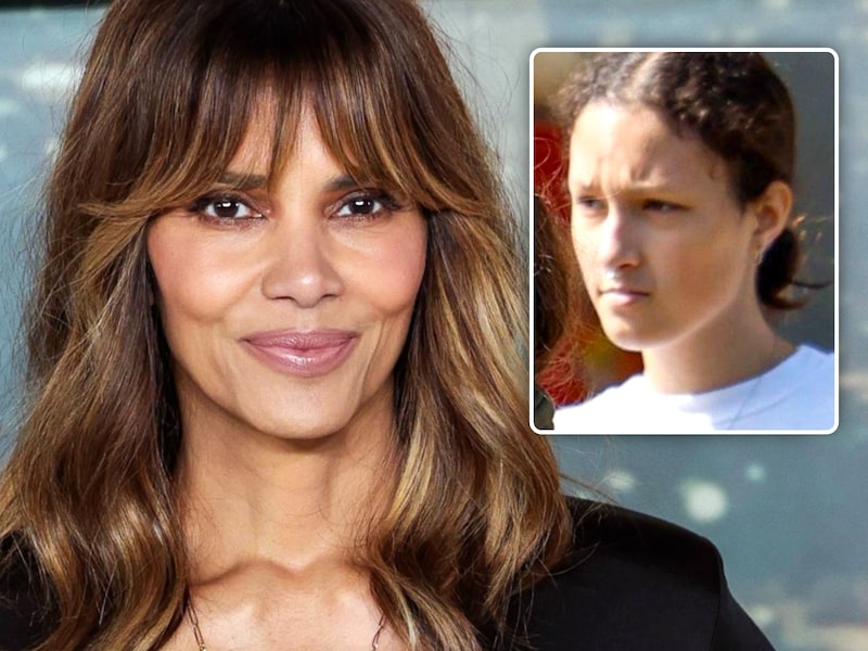Halle Berry krijgt steun van haar dochter Nahla Aubry. 