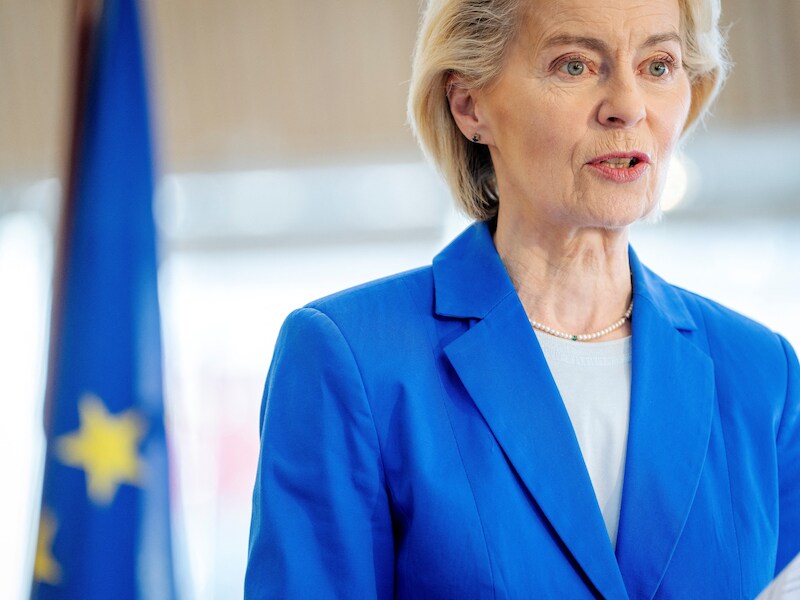 Ursula von der Leyen, voorzitter van de Europese Commissie. (07/09/26)