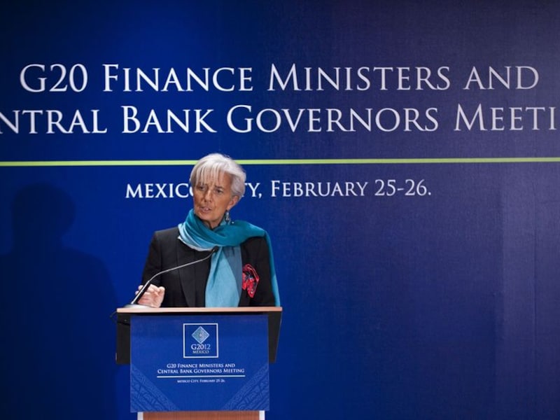IMF-topvrouw Christine Lagarde.