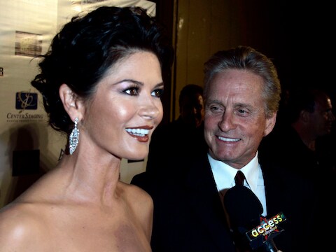 Catherine Zeta-Jones en Michael Douglas in 2007.