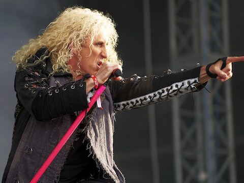 Zanger Dee Snider van Twisted Sister.