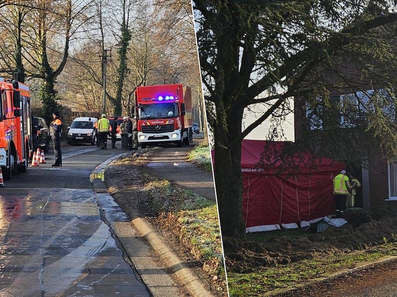 Bij een brand in de Roskamstraat in Merelbeke kwam een bewoner om het leven.