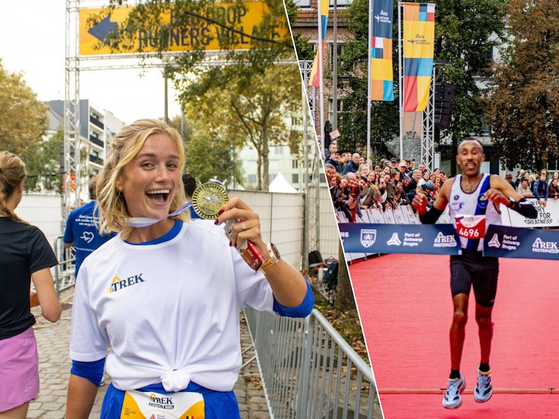 Julie Vermeire loopt goede tijd op de TREK Antwerp Marathon maar loopt ook kleine verwonding op, Solomon Belayneh pakt het goud