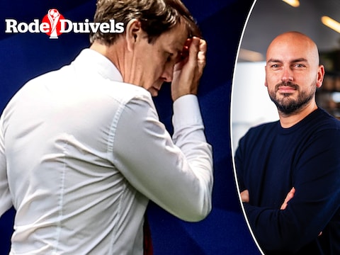 Rudi Garcia duikt vertwijfeld de catacomben van het SoFi Stadium in Los Angeles in.