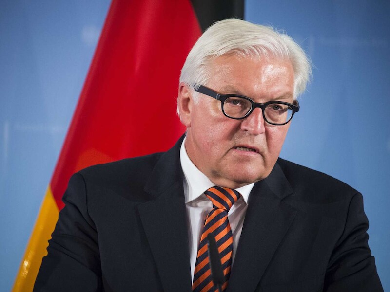 De Duitse minister van Buitenlandse Zaken Frank-Walter Steinmeier.