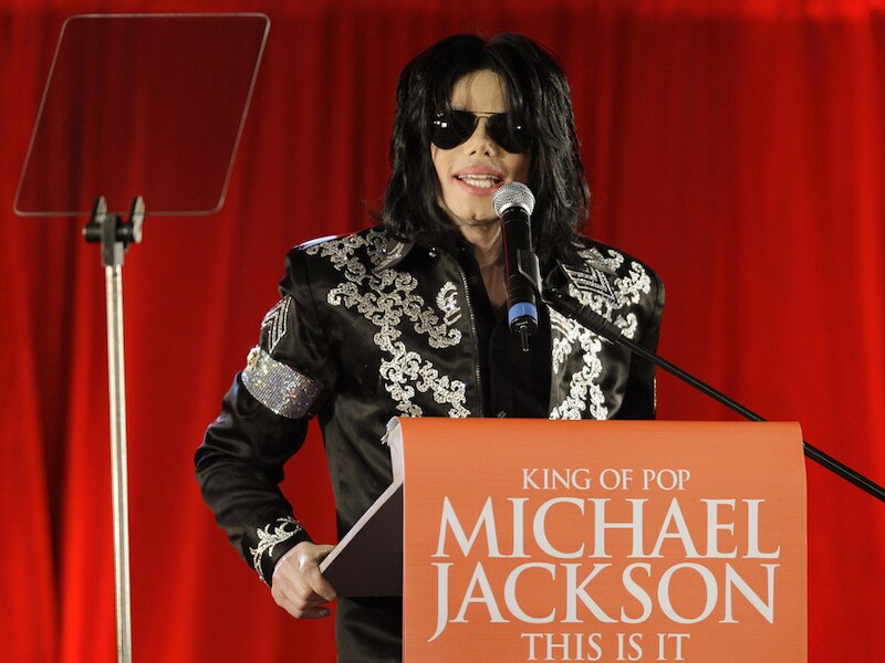 Michael Jackson in maart 2009.