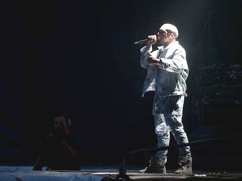 Kanye in Londen