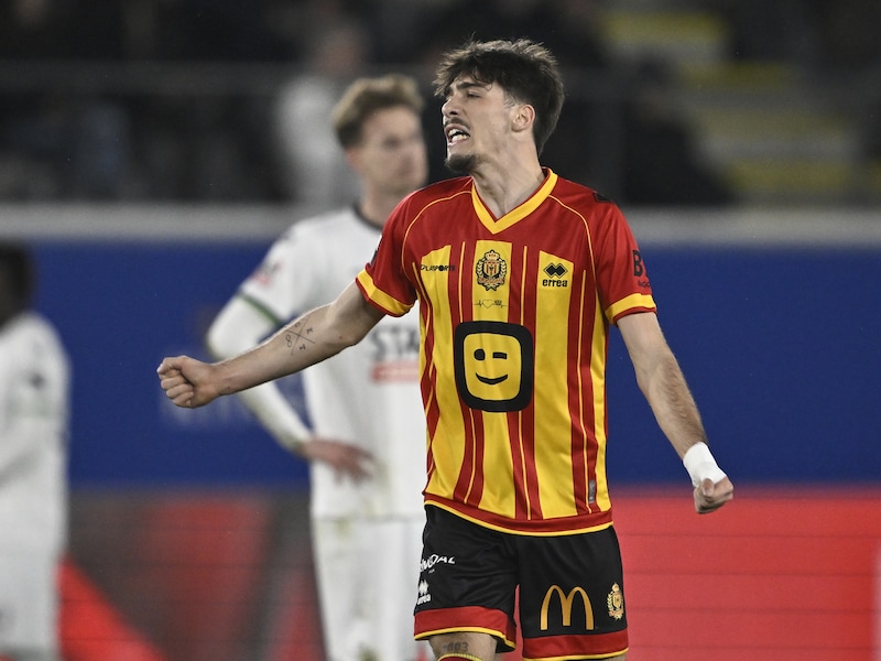Eindelijk weer belangrijk: Keano Vanrafelghem schenkt KV Mechelen een punt met eerste goal sinds zijn blessure