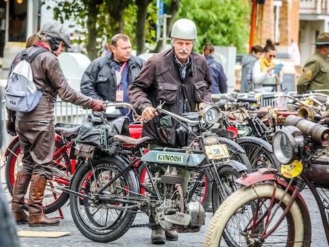 Oude klepper parade