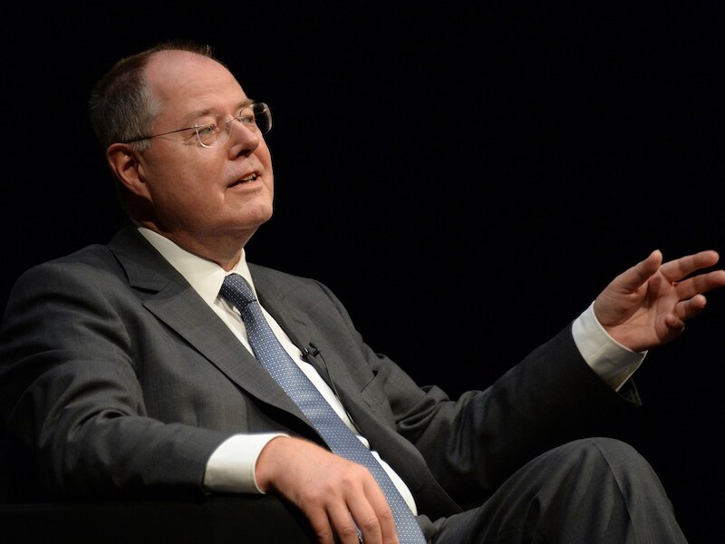 De Duitse kanselierskandidaat Peer Steinbrück.