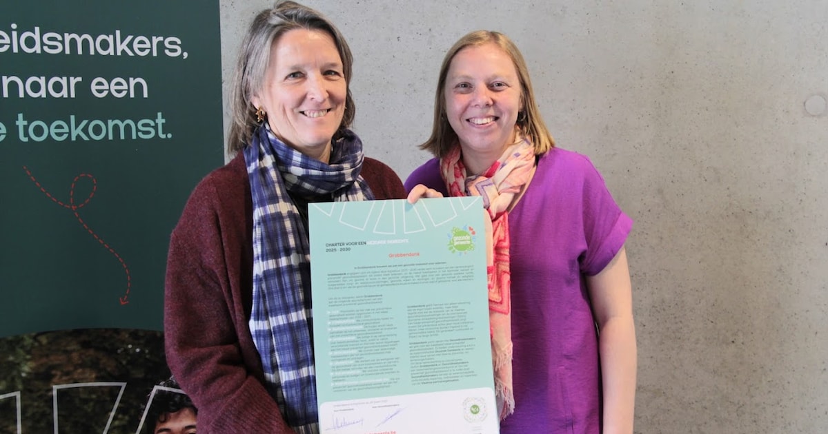 Lokaal bestuur Grobbendonk ondertekent charter ‘Gezonde Gemeente ...