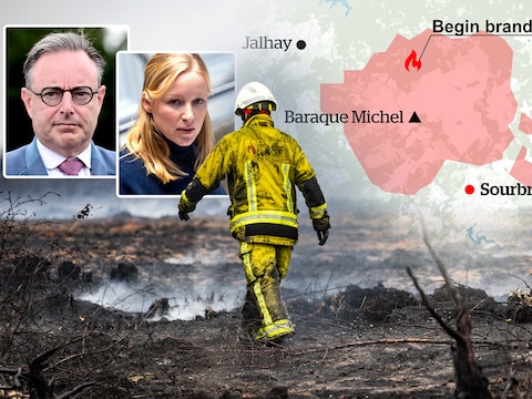 In de Wetstraat is al de hele zomer opvallend stil. Links: premier Bart De Wever (N-VA) en Vlaams minister van Klimaat Melissa Depraetere (Vooruit).