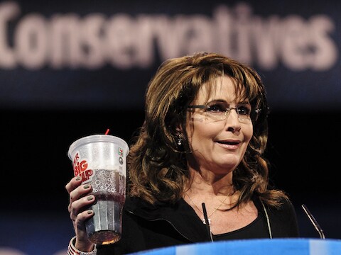 Sarah Palin, voormalig gouverneur van Alaska, was in 2008 de running mate van John McCain, de Republikeinse presidentskandidaat die het tegen president Obama opnam.