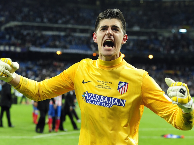 Thibaut Courtois won vorig seizoen de Copa del Rey na winst in de finale tegen Real Madrid.