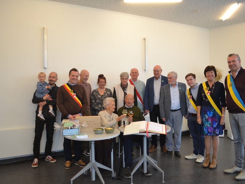 Georges en Raïs klinken op 70 jaar huwelijksgeluk