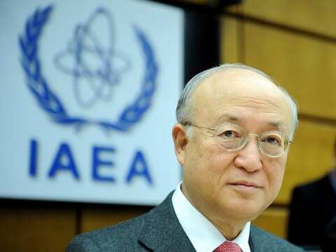Yukiya Amano, hoofd van IAEA.