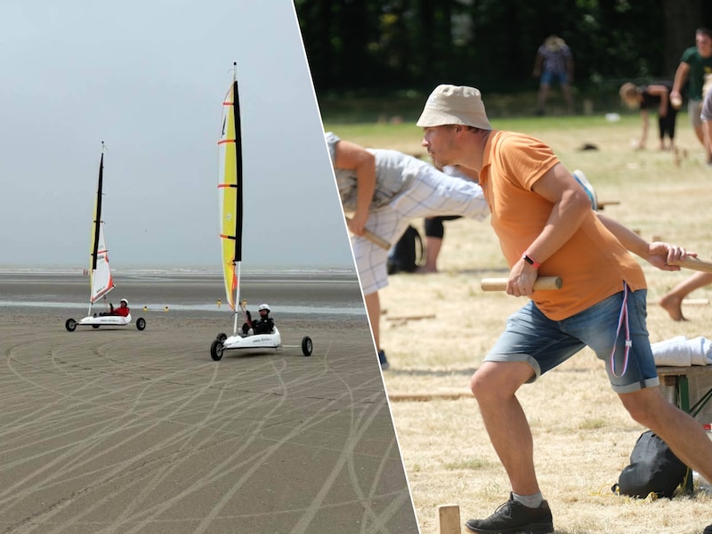 5 tips aan de kust deze maandag: van zeilwagenrijden tot een Kubb-tornooi