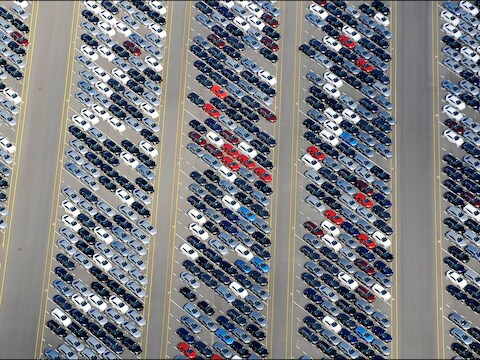 De haven van Zeebrugge.