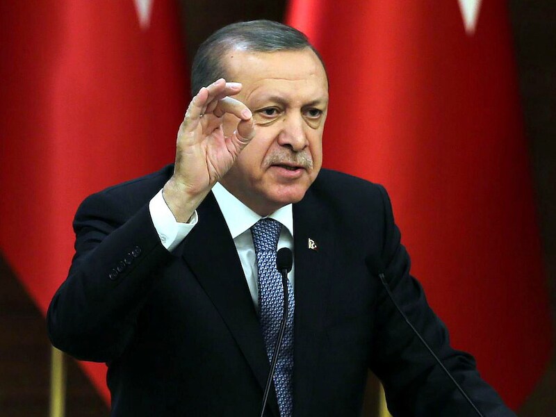 De Turkse president Erdogan.