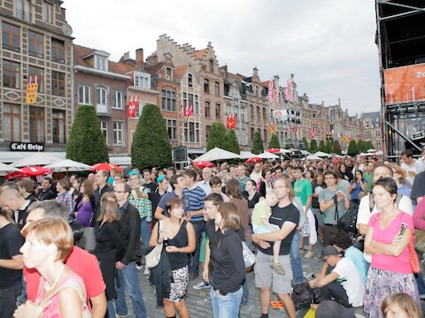 Archiefbeeld. Marktrock in Leuven.