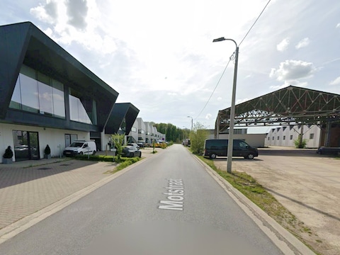 De brand ontstond in een loods in Mechelen.