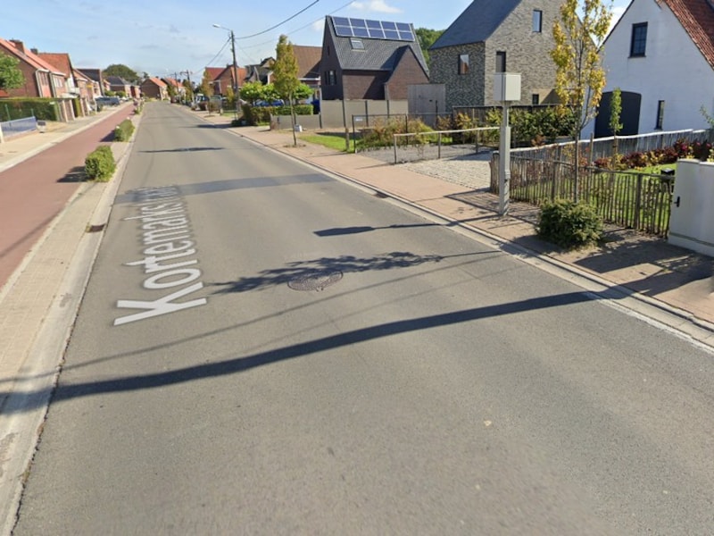 De Kortemarkstraat in Ichtegem.