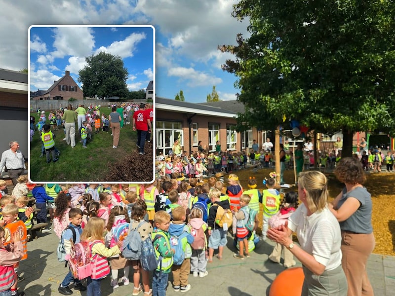 KIJK. Het Moleke start schooljaar met nieuwe speelweide en ontharding van de speelplaats: “Ons thema is dromen en soms komen die uit”