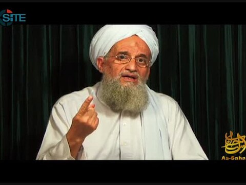 De leider van het terreurnetwerk al-Qaida, Ayman al-Zawahiri.