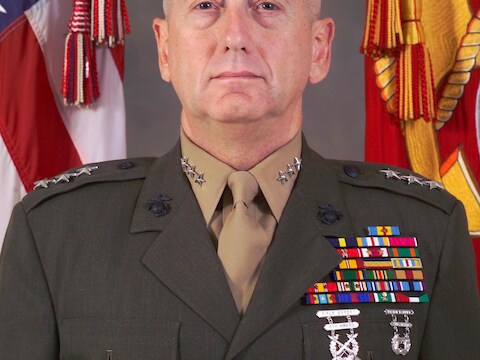 De gepensioneerde generaal James Mattis had ook vandaag een gesprek met Trump.
