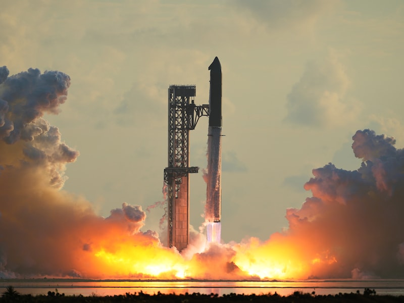 De lancering van Starship in Texas