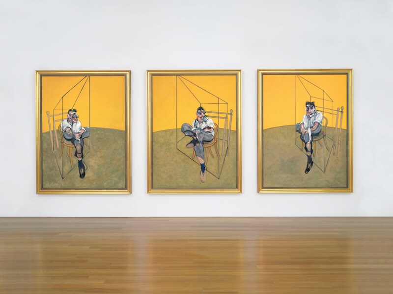 'Three Studies of Lucian Freud', een werk uit 1969.