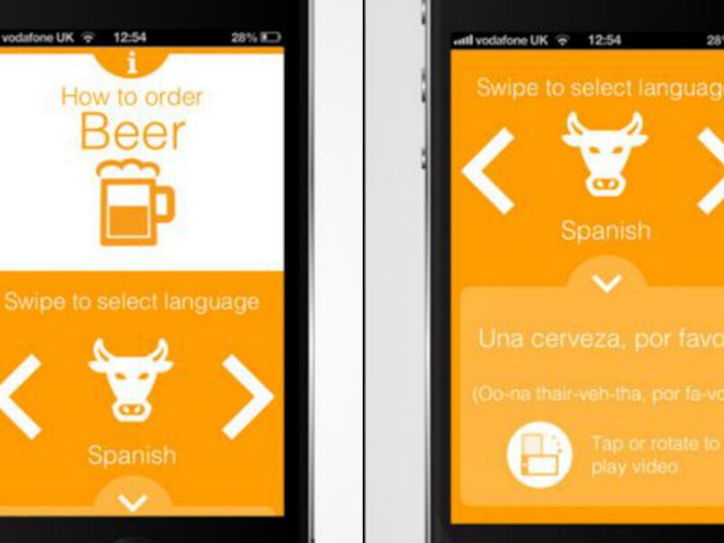 Een frisse pint in 59 verschillende talen met deze app.